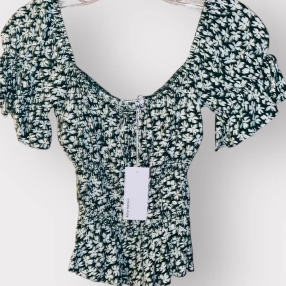 Reformation Solis Crop Top S NWT - Picture 4 of 9